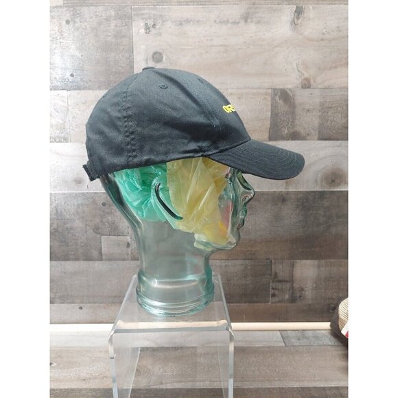 University Of Oregon Duck Black With Yellow Logo Hook N Loop Hat - Picture 3 of 7